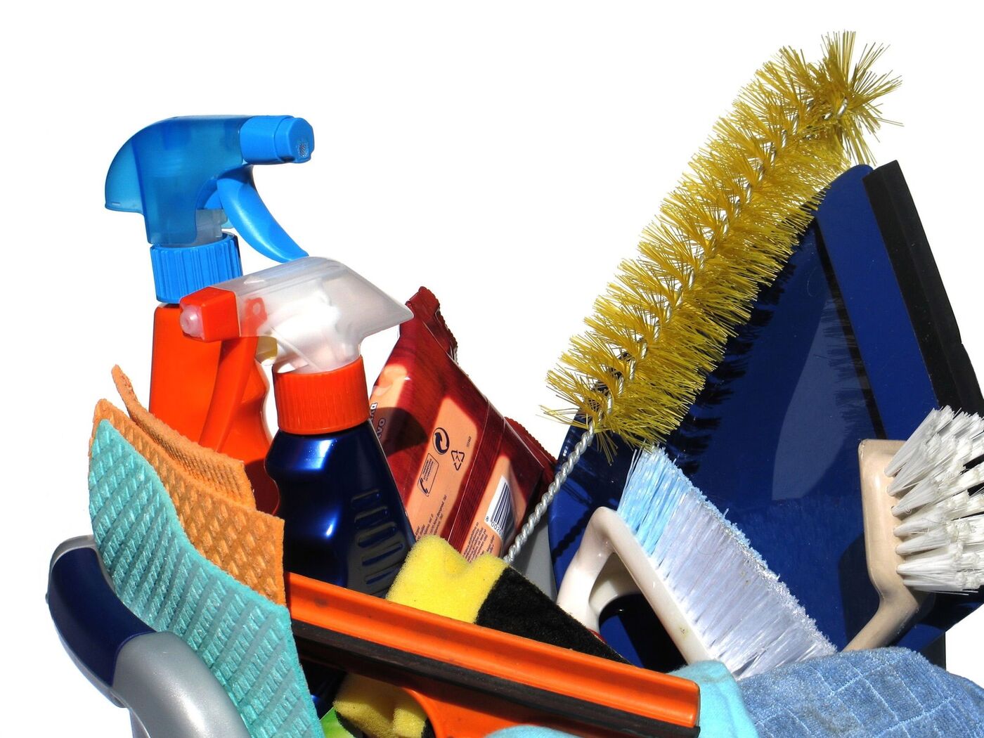 Schoonmaakmiddelen en materialen