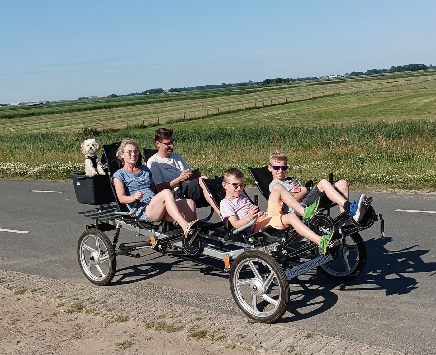 Fietstocht met familie over Texel