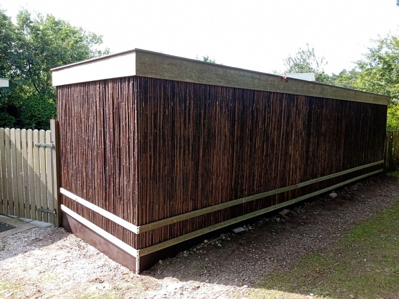 Terrasafdak op Texel